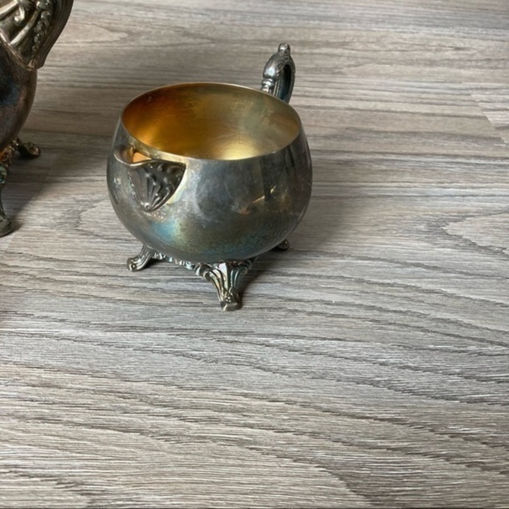 ✨VTG Antique Style Vintage Teapot Silver Plated England Tableware & tea cup 🍵 - Picture 3 of 15